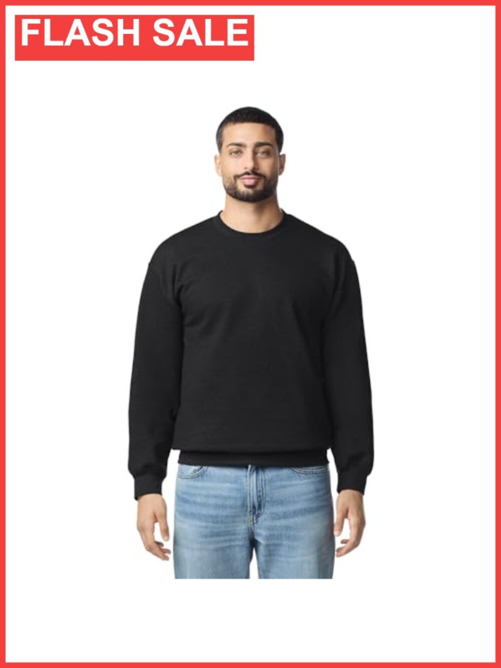 Gildan Softstyle Crewneck Sweatshirt Cotton Rich Classic Fit Pullover